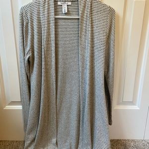 Black and white cardigan